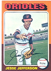1975 Topps Baseball Cards      539     Jesse Jefferson